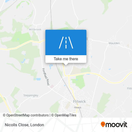 Nicolls Close map