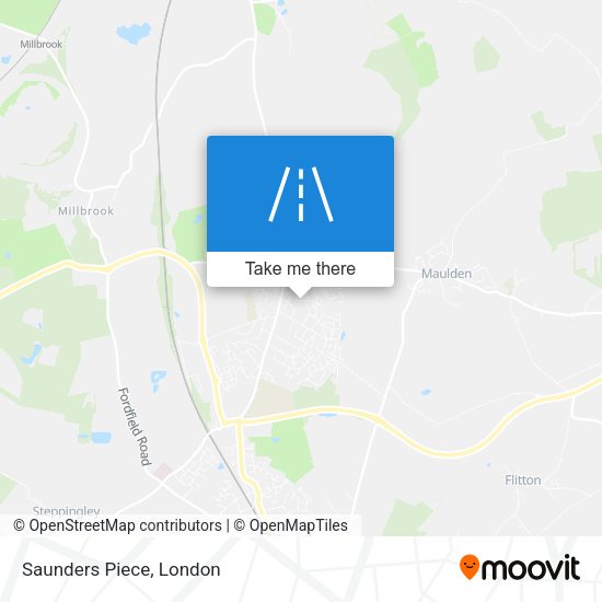 Saunders Piece map