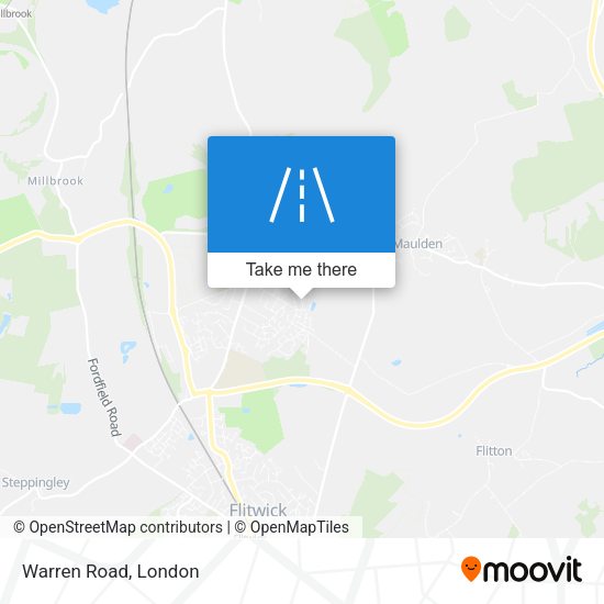 Warren Road map