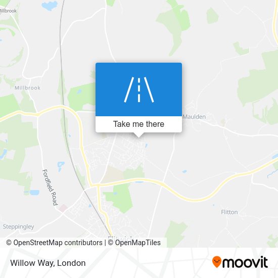 Willow Way map