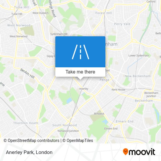 Anerley Park map