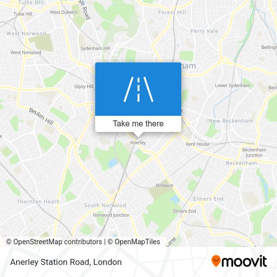 Anerley Station Road map
