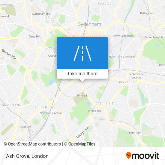 Ash Grove map