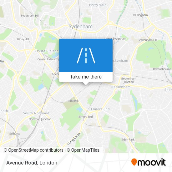 Avenue Road map