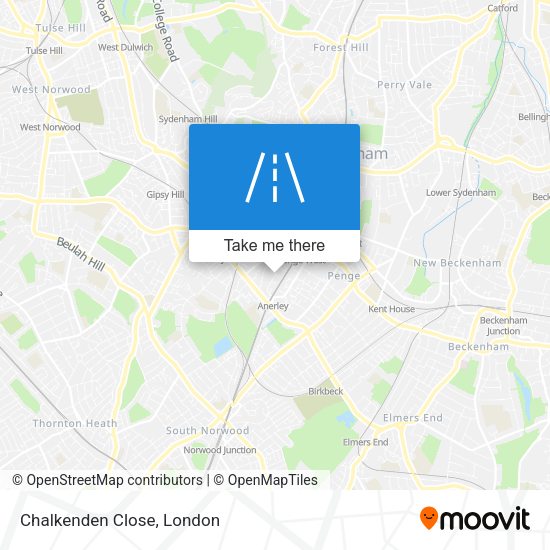 Chalkenden Close map