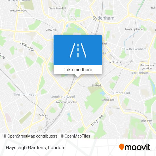 Haysleigh Gardens map