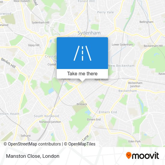 Manston Close map