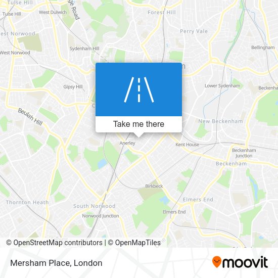 Mersham Place map