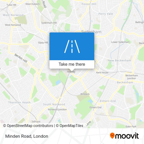 Minden Road map
