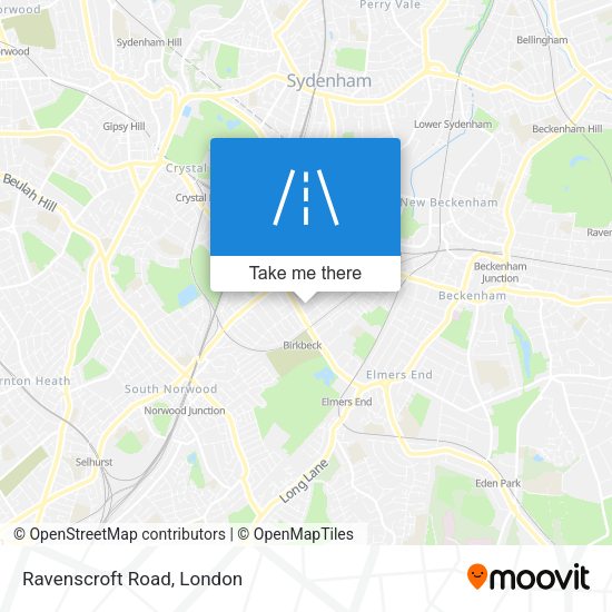 Ravenscroft Road map