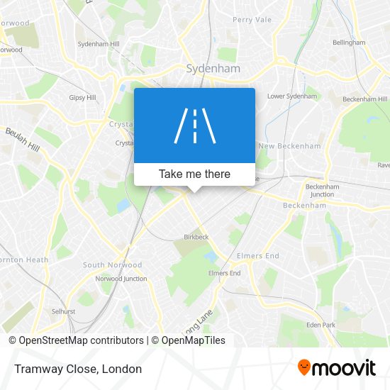 Tramway Close map