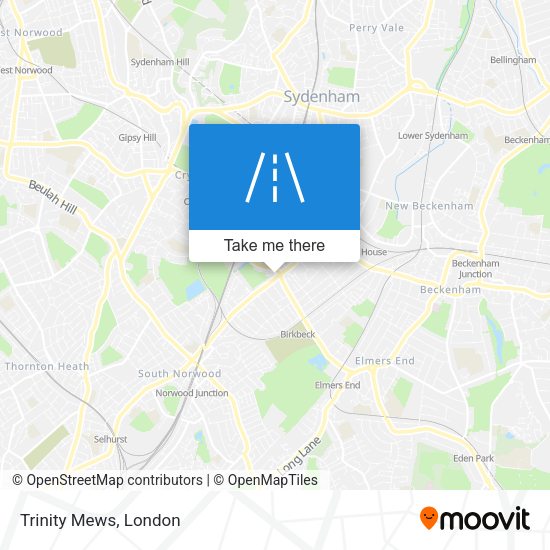 Trinity Mews map