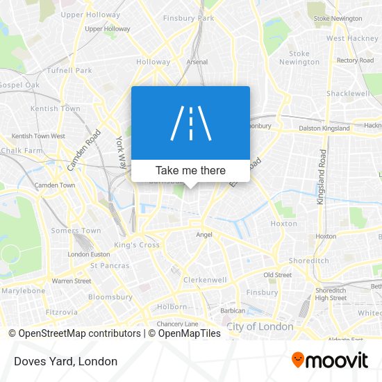 Doves Yard map
