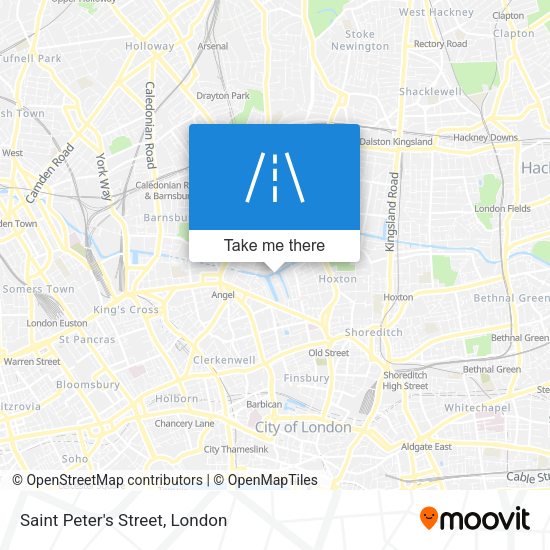 Saint Peter's Street map