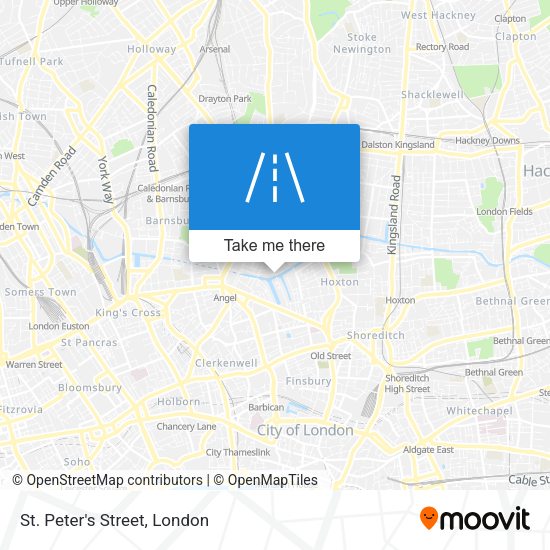 St. Peter's Street map