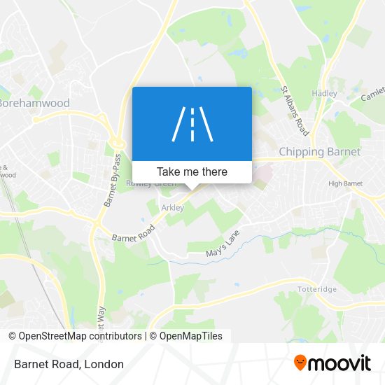 Barnet Road map