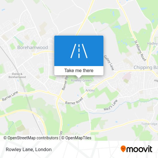 Rowley Lane map