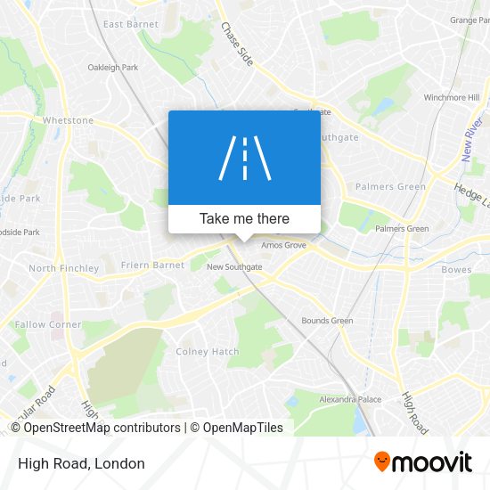 High Road map