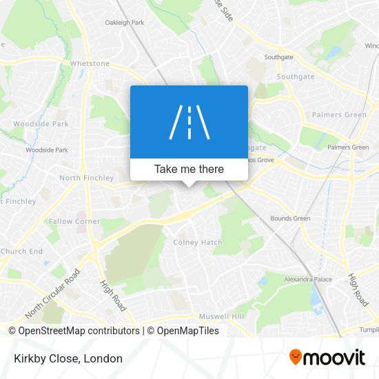Kirkby Close map