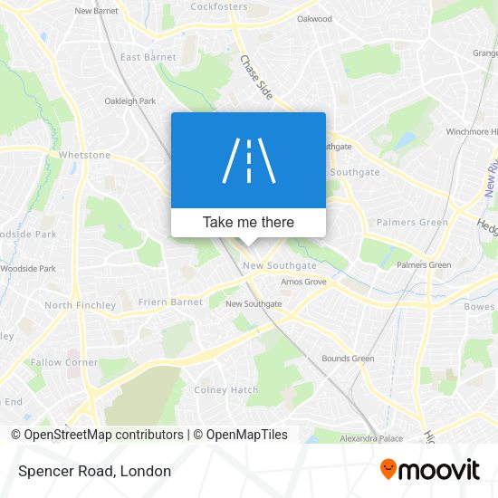 Spencer Road map