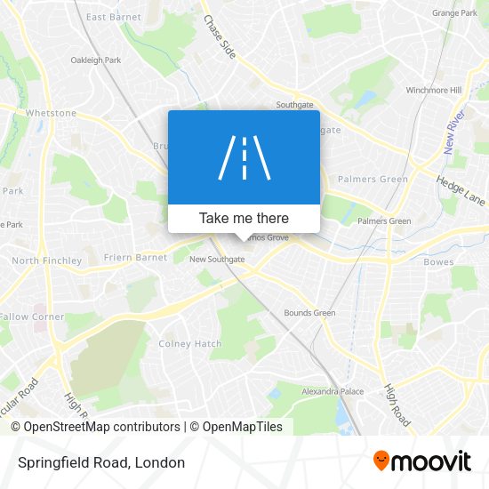 Springfield Road map