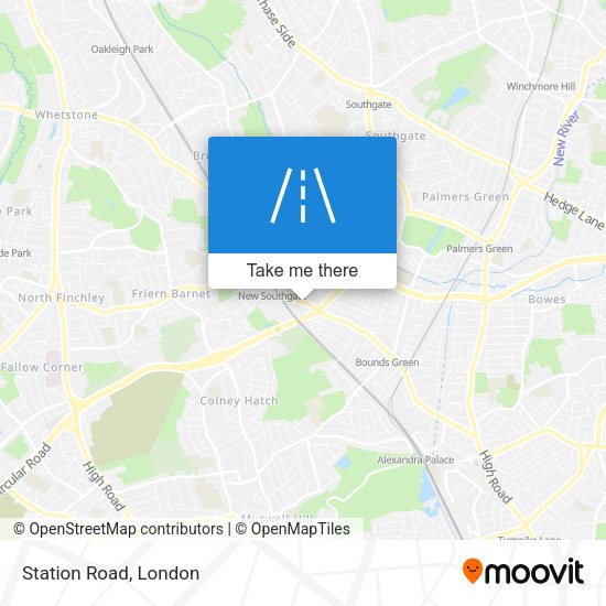 Station Road map