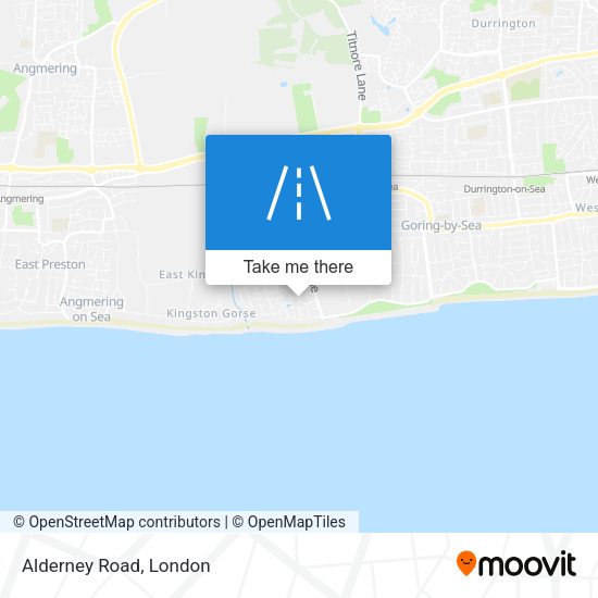 Alderney Road map