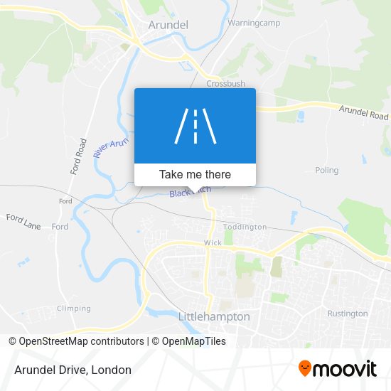 Arundel Drive map