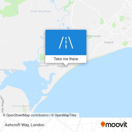 Ashcroft Way map