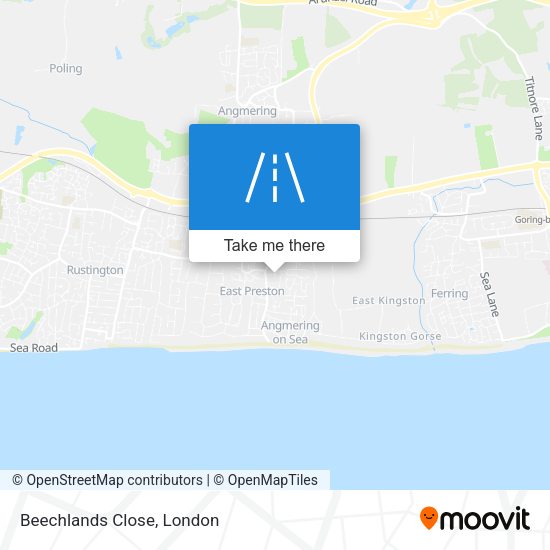 Beechlands Close map
