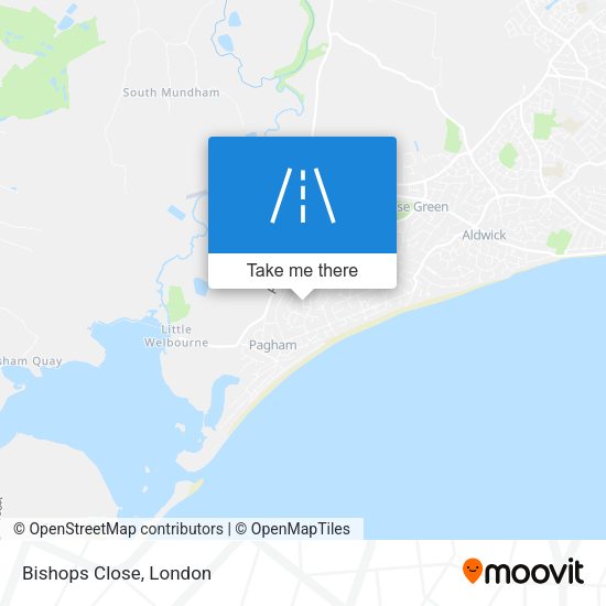 Bishops Close map
