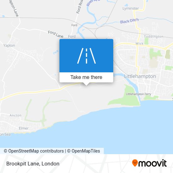 Brookpit Lane map