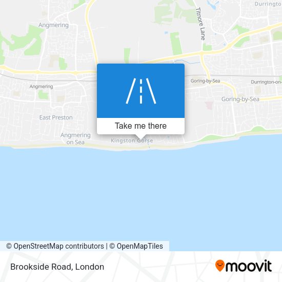 Brookside Road map