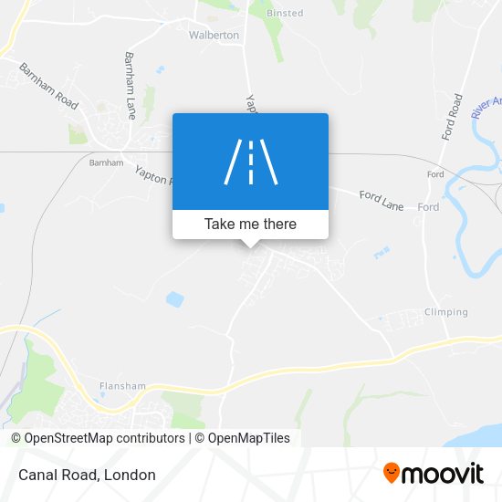 Canal Road map