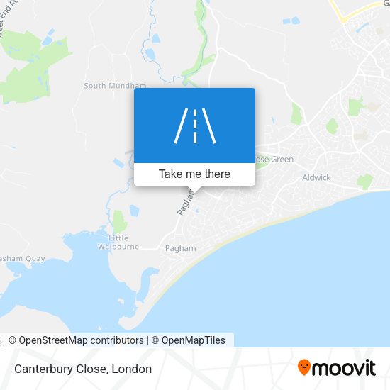 Canterbury Close map