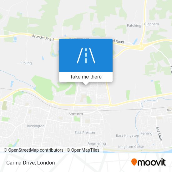Carina Drive map