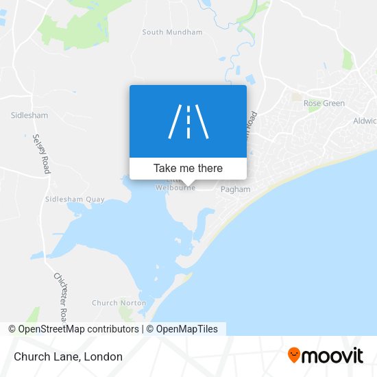 Church Lane map