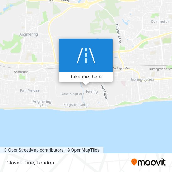 Clover Lane map