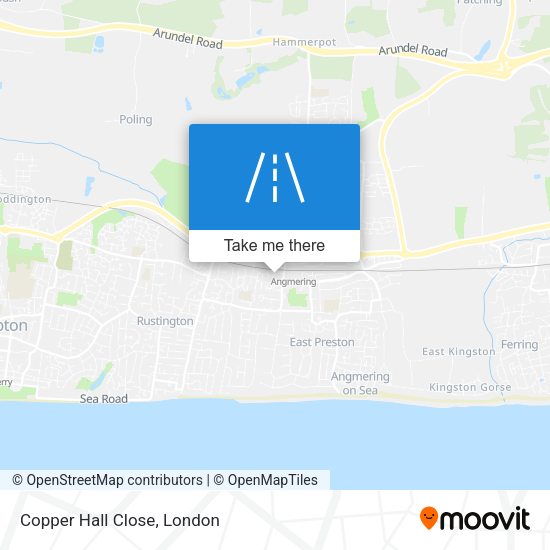 Copper Hall Close map