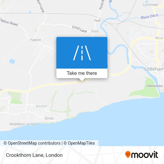 Crookthorn Lane map