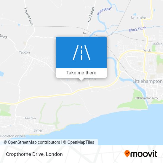 Cropthorne Drive map