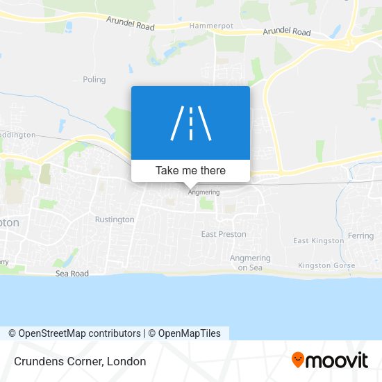 Crundens Corner map