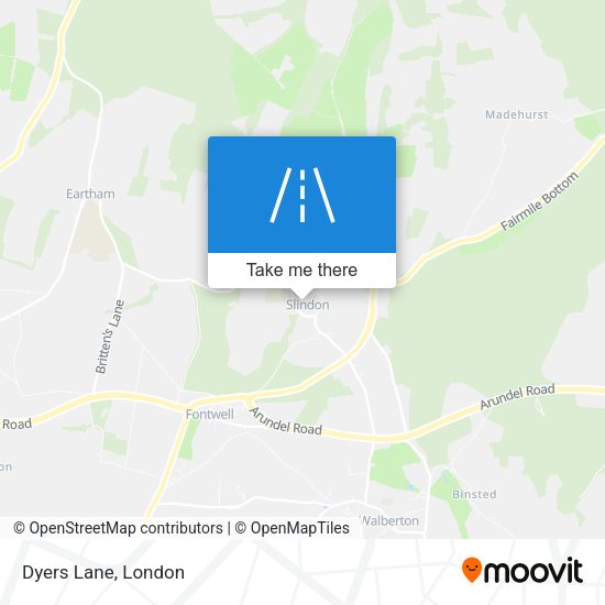 Dyers Lane map