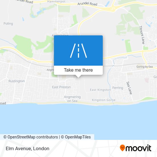 Elm Avenue map