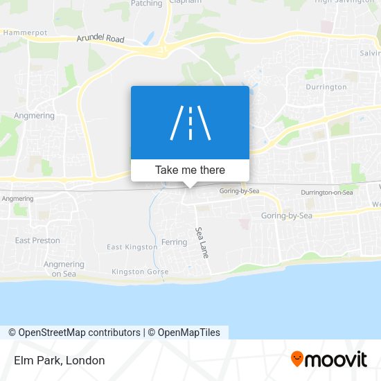 Elm Park map