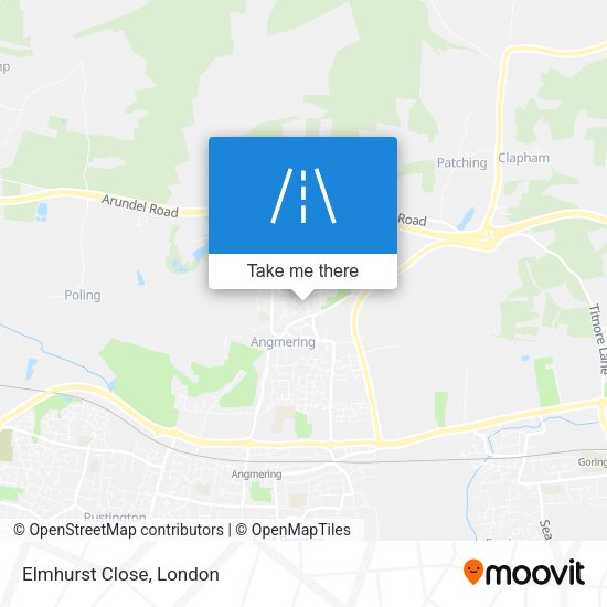 Elmhurst Close map