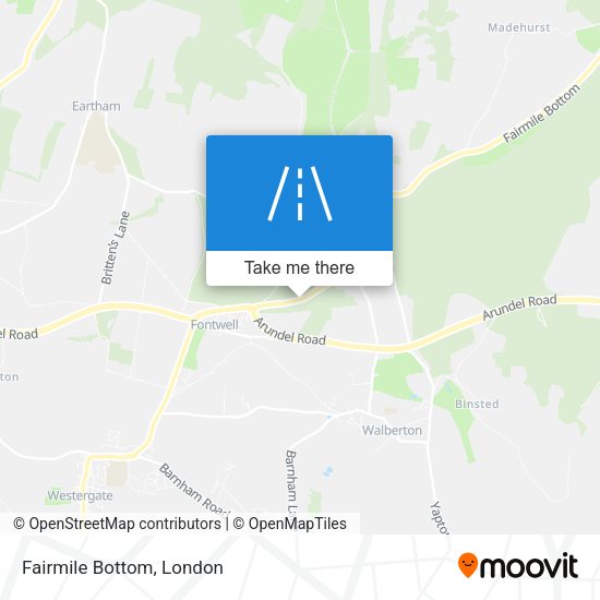 Fairmile Bottom map