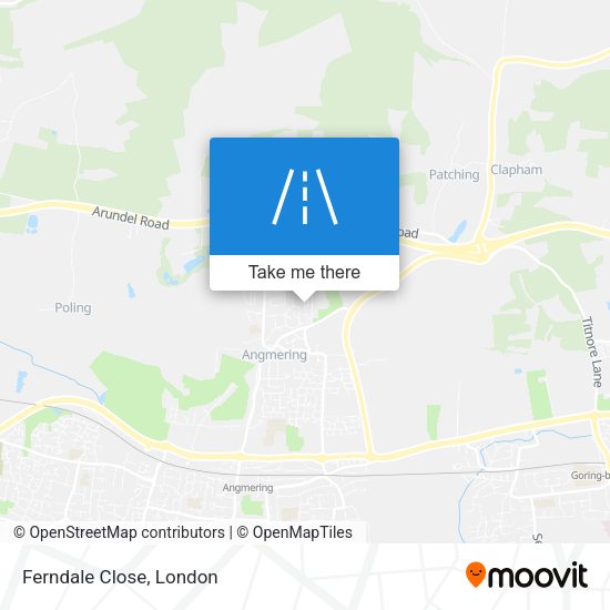 Ferndale Close map