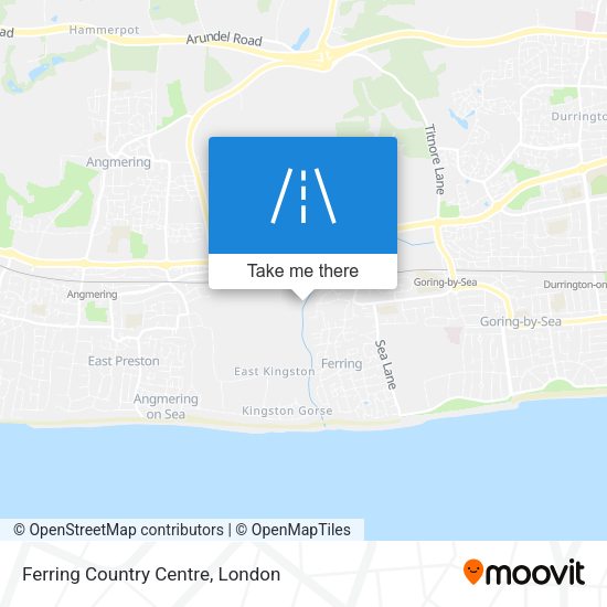 Ferring Country Centre map