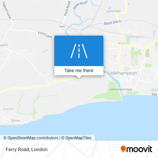 Ferry Road map